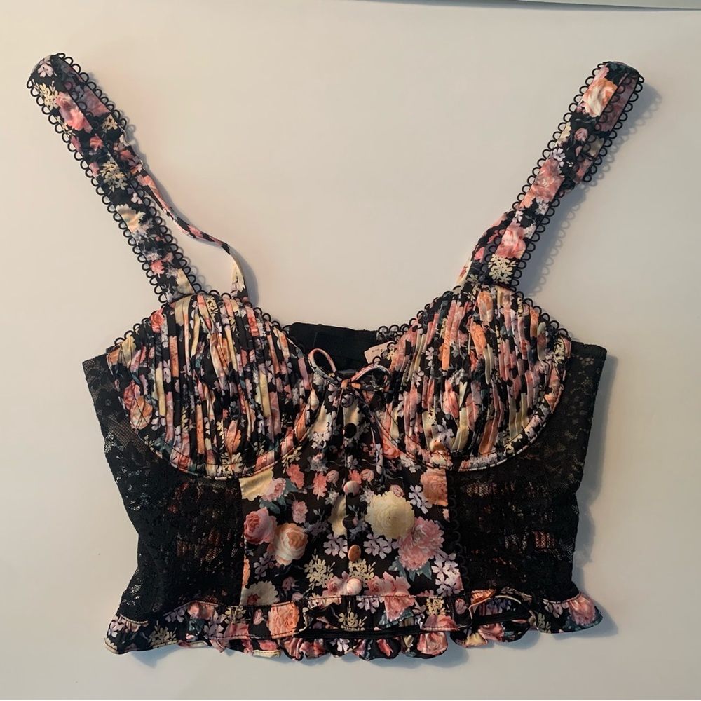 ❤️🪷🍋🍋💐For Love & Lemons Bustier- small